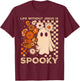 Life Without Jesus is Spooky Floral Christian Halloween T-Shirt - T-Shirt | Maroon