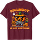 Brain Rot Halloween Shirt Kid Pumpkin Brainrot Gamer Costume T-Shirt - T-Shirt | Maroon