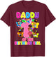 Daddy of Birthday Girl Gracie Birthday Doll Girl Party Gift T-Shirt - T-Shirt | Maroon