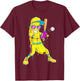 Banana Funny Baseball Drip Kids Youth Boys Girls T-Shirt - T-Shirt | Maroon