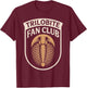 Trilobite Enthusiast Vintage Circle Logo Fossil Club Design T-Shirt - T-Shirt | Maroon