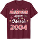 Birthday T-Shirt - T-Shirt | Maroon