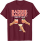 Baddie Baddie Shot O' Clock Cocktail Drinking Party T-Shirt - T-Shirt | Maroon