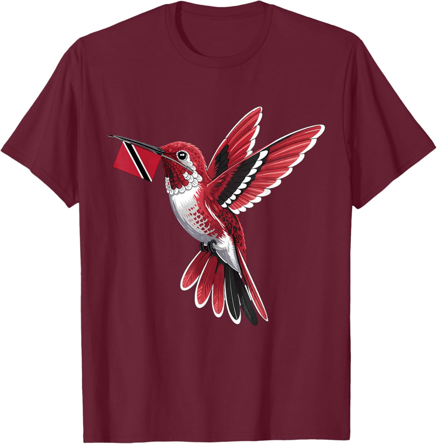 Trinidad and Tobago Flag Trini Flag Roots Trinidadian T-Shirt - T-Shirt | Maroon