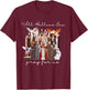 All Hallows Eve Pray for Us Halloween Catholic Saints Jesus T-Shirt - T-Shirt | Maroon