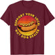 Support Your Local Hot Dog Dealer Hotdog Vendor Food Truck T-Shirt - T-Shirt | Maroon
