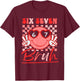 Six Seven Bruh Smile 6 7 Meme Valentines Day Girls Boys Kids T-Shirt - T-Shirt | Maroon
