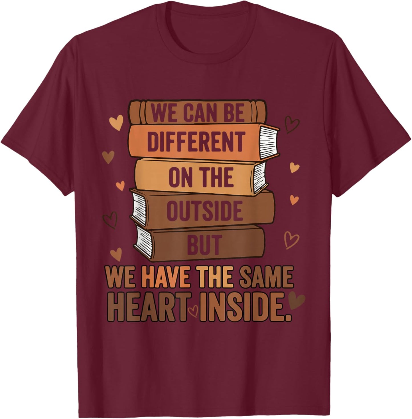 Same Heart Black History Month African American Women Kids T-Shirt - T-Shirt | Maroon