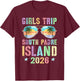 Vintage Girls Trip South Padre Island 2026 Travel Holiday T-Shirt - T-Shirt | Maroon