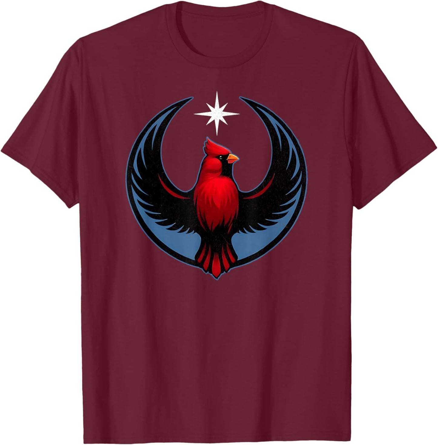 IL Rebel Bird Alliance No Kings T-Shirt - T-Shirt | Maroon