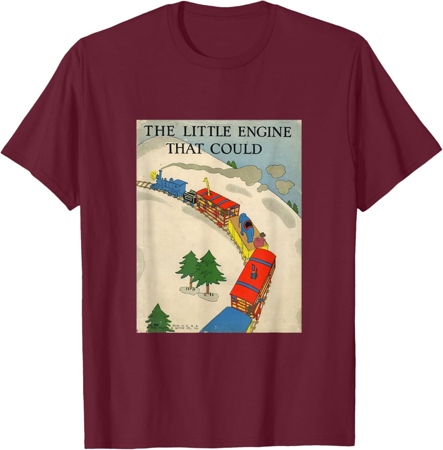 The Little Engine That Could T-Shirt - T-Shirt | Maroon