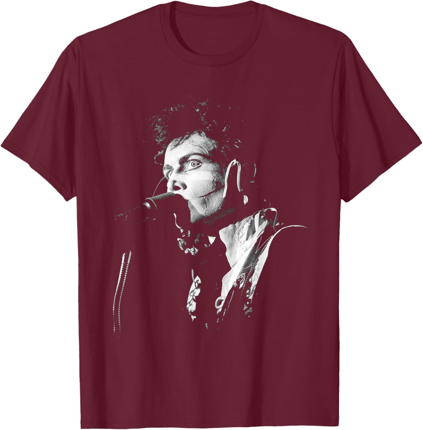 Adam and The Ants Live Prince Charming 1981 T-Shirt - T-Shirt | Maroon