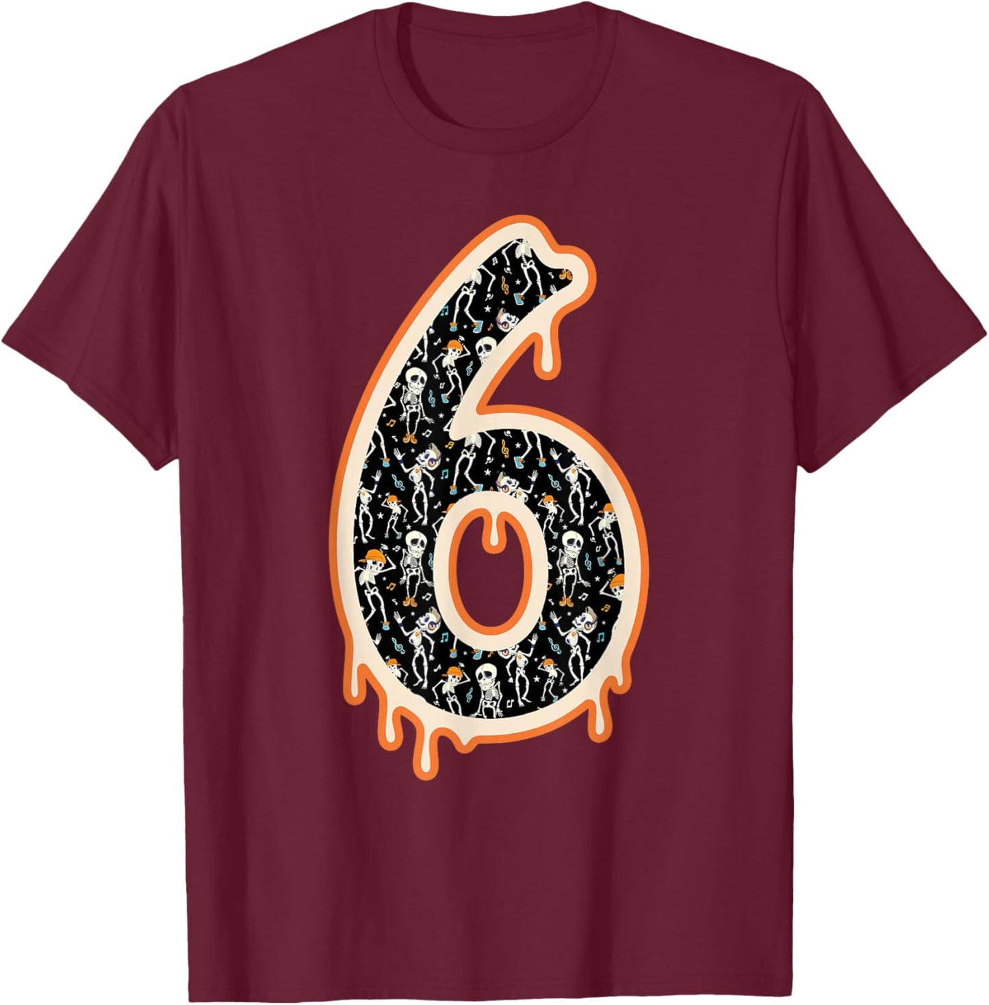 Six Seven Meme 6 7 Halloween Costume Couple Men Women T-Shirt - T-Shirt | Maroon