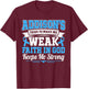 Addison's Disease Warrior T-Shirt - T-Shirt | Maroon