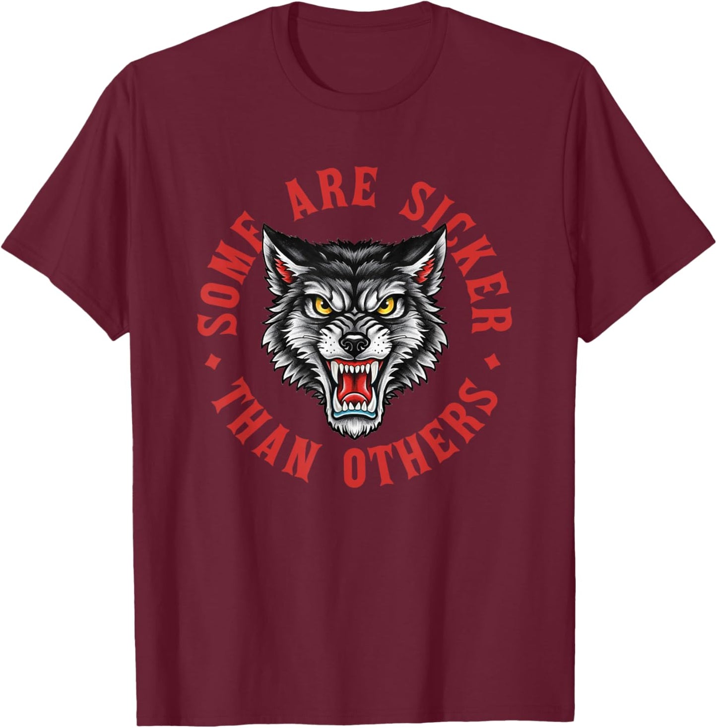 Recovery Sobriety 12 Steps Sober Some are Sicker Than Others T-Shirt - T-Shirt | Maroon