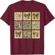 Cute Camo Bows Women Girls Trendy Graphic Tree Camouflage T-Shirt - T-Shirt | Maroon