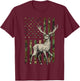 Deer Hunting Art Women Wildlife Hunter Deer Hunting T-Shirt - T-Shirt | Maroon