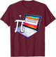 Funny Pi Day Humor Joke Enter Your Full Name Math Science T-Shirt - T-Shirt | Maroon