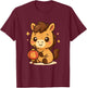 Year of The Horse Chinese New Year Cute Horse Art T-Shirt - T-Shirt | Maroon