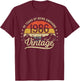 Vintage 1986 40 Years Old 40th Birthday T-Shirt - T-Shirt | Maroon