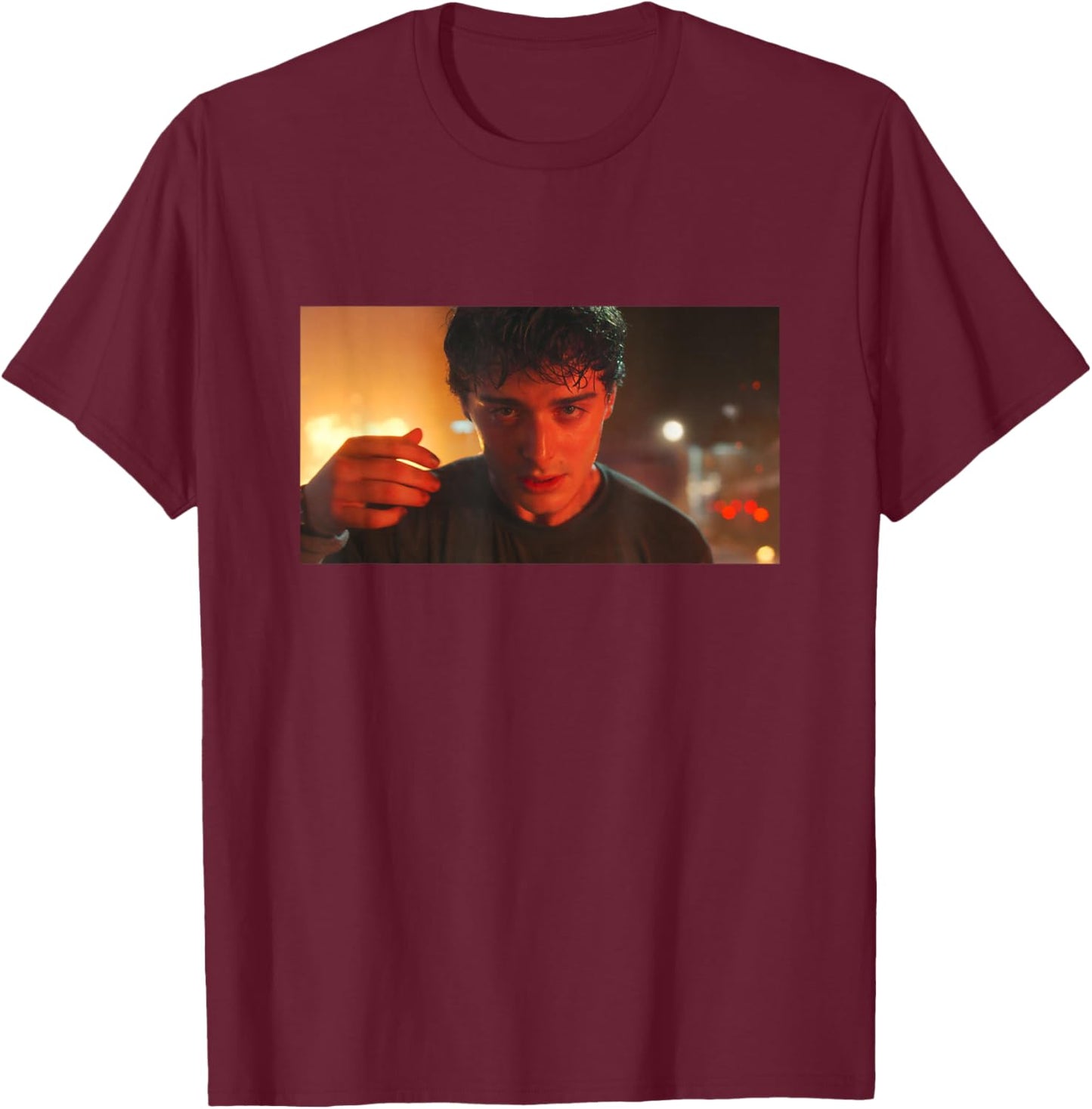 Stranger Things Will Byers Season 5 Volume 1 Series Scene T-Shirt - T-Shirt | Maroon