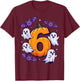Six Seven Meme 6 7 Halloween Pumpkin Costume Couple T-Shirt - T-Shirt | Maroon