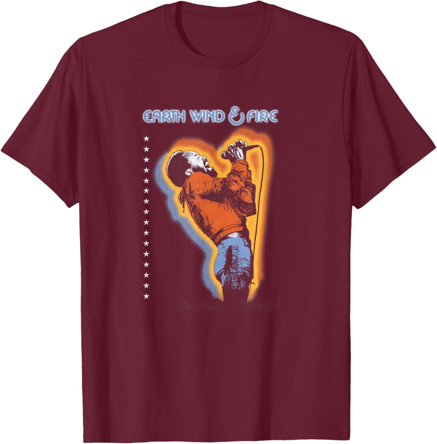 Earth, Wind & Fire Portrait T-Shirt - T-Shirt | Maroon