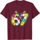 Funny Banana 67 Ice Cream Drip Meme Six Seven Gen Alpha Art T-Shirt - T-Shirt | Maroon