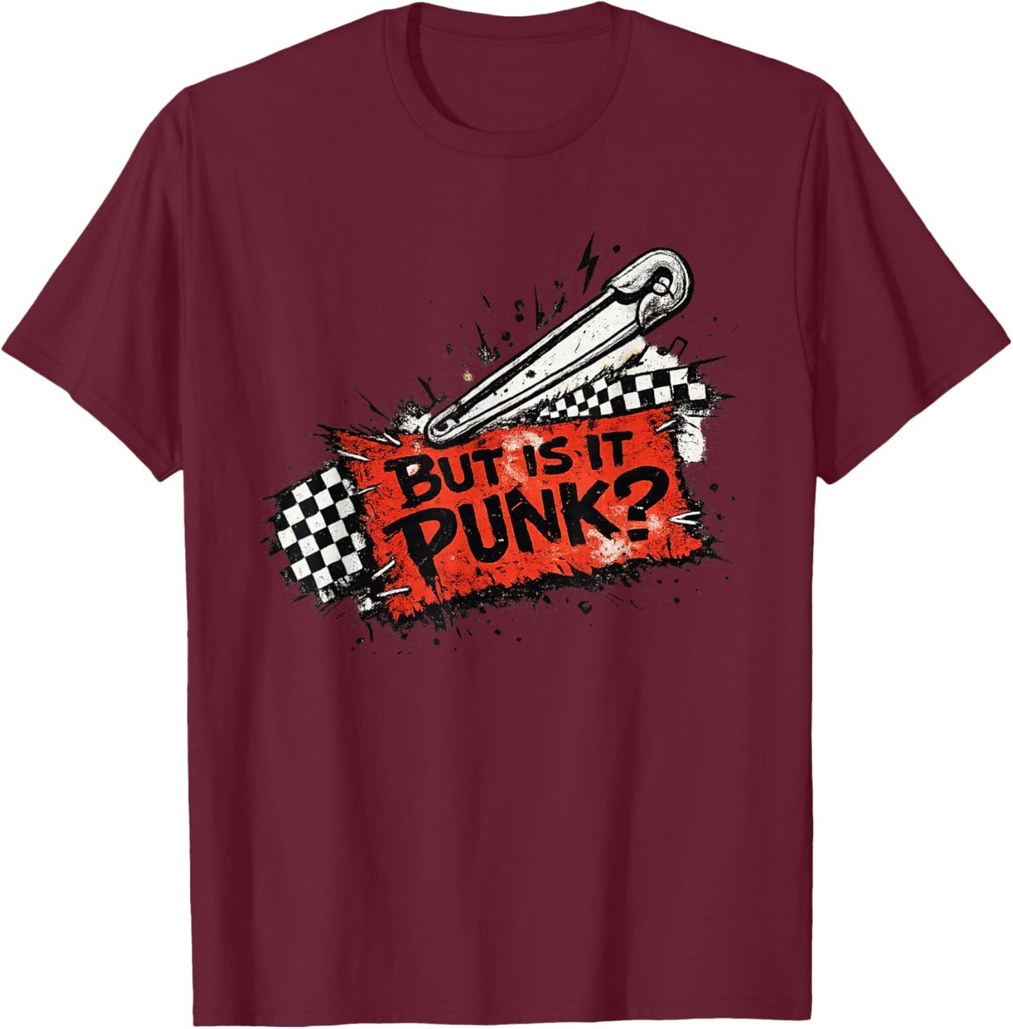 Art Punk Humor T-Shirt - T-Shirt | Maroon