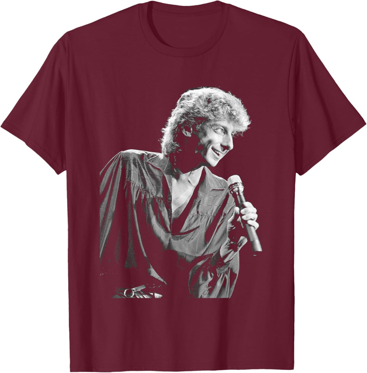 Barry Manilow Live Paradise Tour 1984 T-Shirt - T-Shirt | Maroon