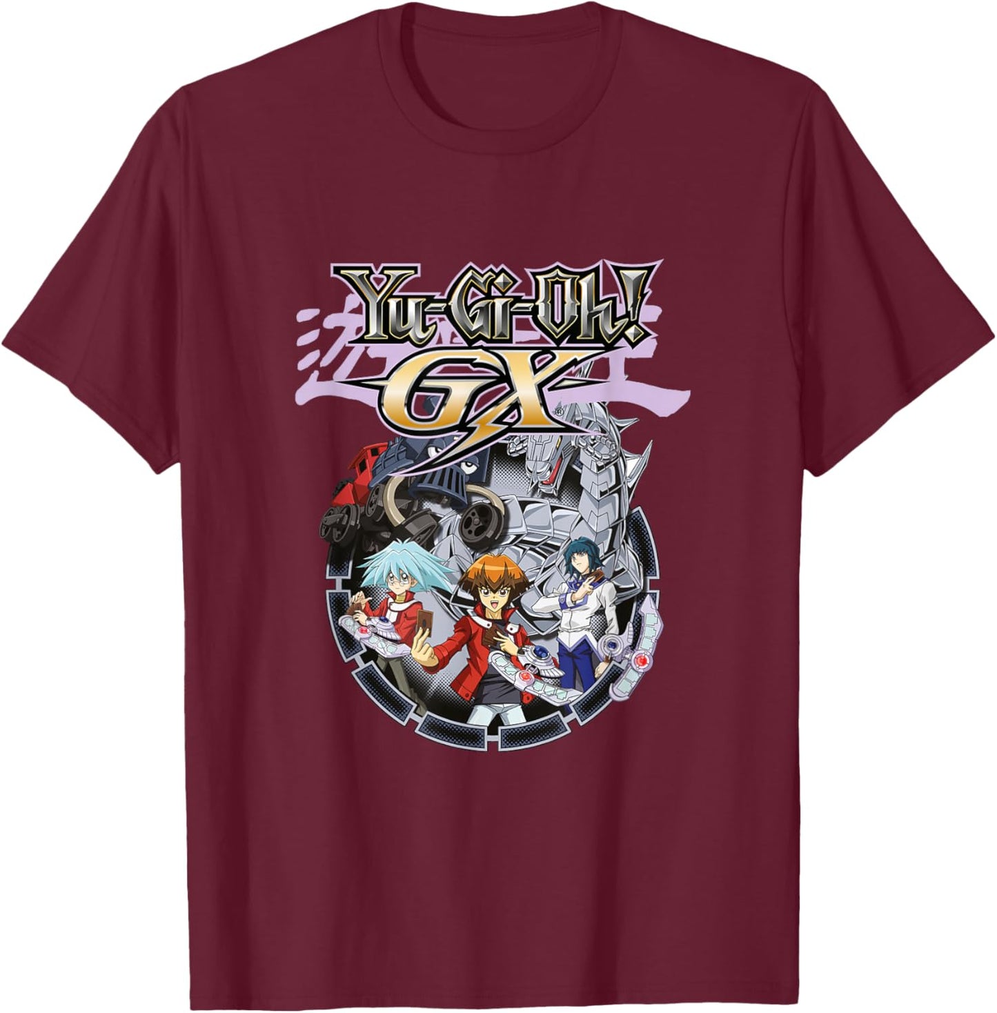 Yu-Gi-Oh! GX PAPL2503 T-Shirt - T-Shirt | Maroon
