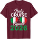 Italy Cruise Squad 2026 T-Shirt - T-Shirt | Maroon