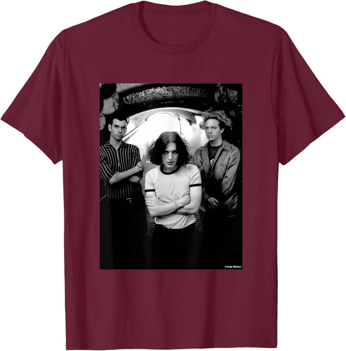 Placebo Every You Every Me Band Photo by Andy Willsher T-Shirt - T-Shirt | Maroon