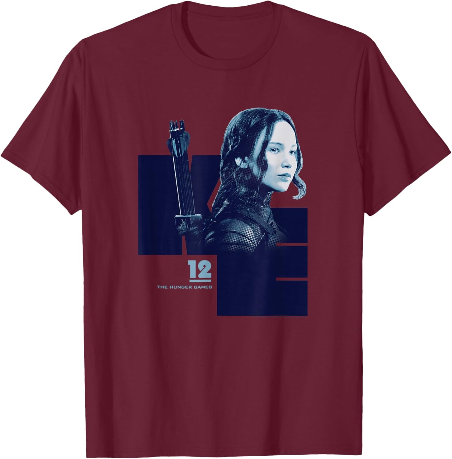 Katniss Everdeen T-Shirt - T-Shirt | Maroon