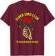 Elder Emo Club - Nostalgic Goth Punk Lovers T-Shirt - T-Shirt | Maroon