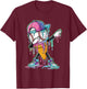 Dripping Baseball Drip Boys Ice Cream Drip Baseball Sport T-Shirt - T-Shirt | Maroon