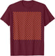 Polka Dots, Black Orange, Polka-Dot T-Shirt - T-Shirt | Maroon