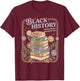 Black History Month Books Retro Black African Teacher Women T-Shirt - T-Shirt | Maroon