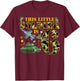 6 Years Old Soldier Birthday Boy 6th Birthday Camo T-Shirt - T-Shirt | Maroon