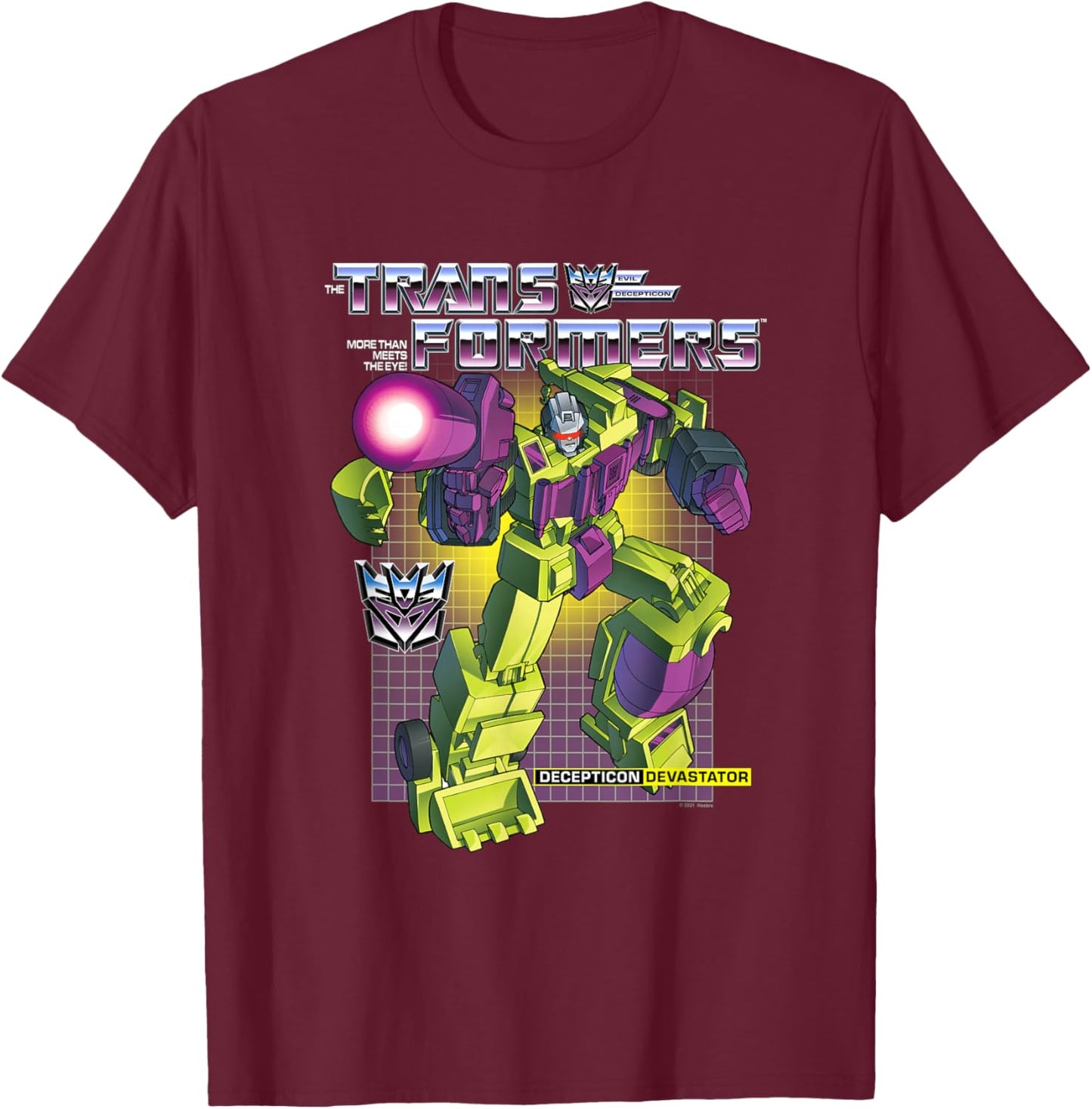 Transformers Devastator T-Shirt - T-Shirt | Maroon