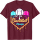 Baseball Life Style 101 Apparel Youth Drip Baseball Boys Kid T-Shirt - T-Shirt | Maroon