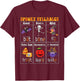 Spooky Syllables Teacher Funny Halloween Educational Kids T-Shirt - T-Shirt | Maroon