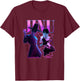 Kpop Demon Hunters Jinu Showcase Y2K Style Poster T-Shirt - T-Shirt | Maroon