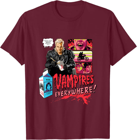 The Lost Boys Vampires Everywhere! You're Eating Maggots T-Shirt - T-Shirt | Maroon