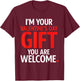 Im Your Valentine Valentines Day Funny V Day Pajama T-Shirt - T-Shirt | Maroon