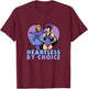 Masters of The Universe Valentine's Day Heartless by Choice T-Shirt - T-Shirt | Maroon