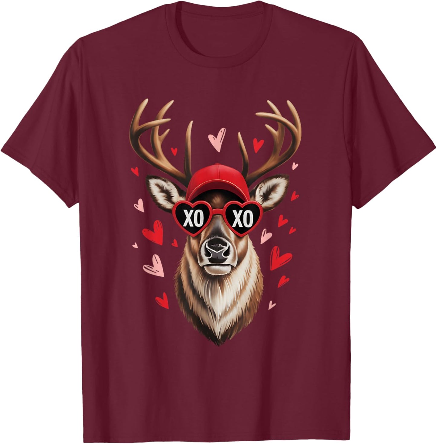 Boys Cap Men Boy T-Shirt - T-Shirt | Maroon