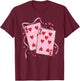 67 Six Seven Cards Valentine's Day 6 7 Meme Boys Girls Kids T-Shirt - T-Shirt | Maroon