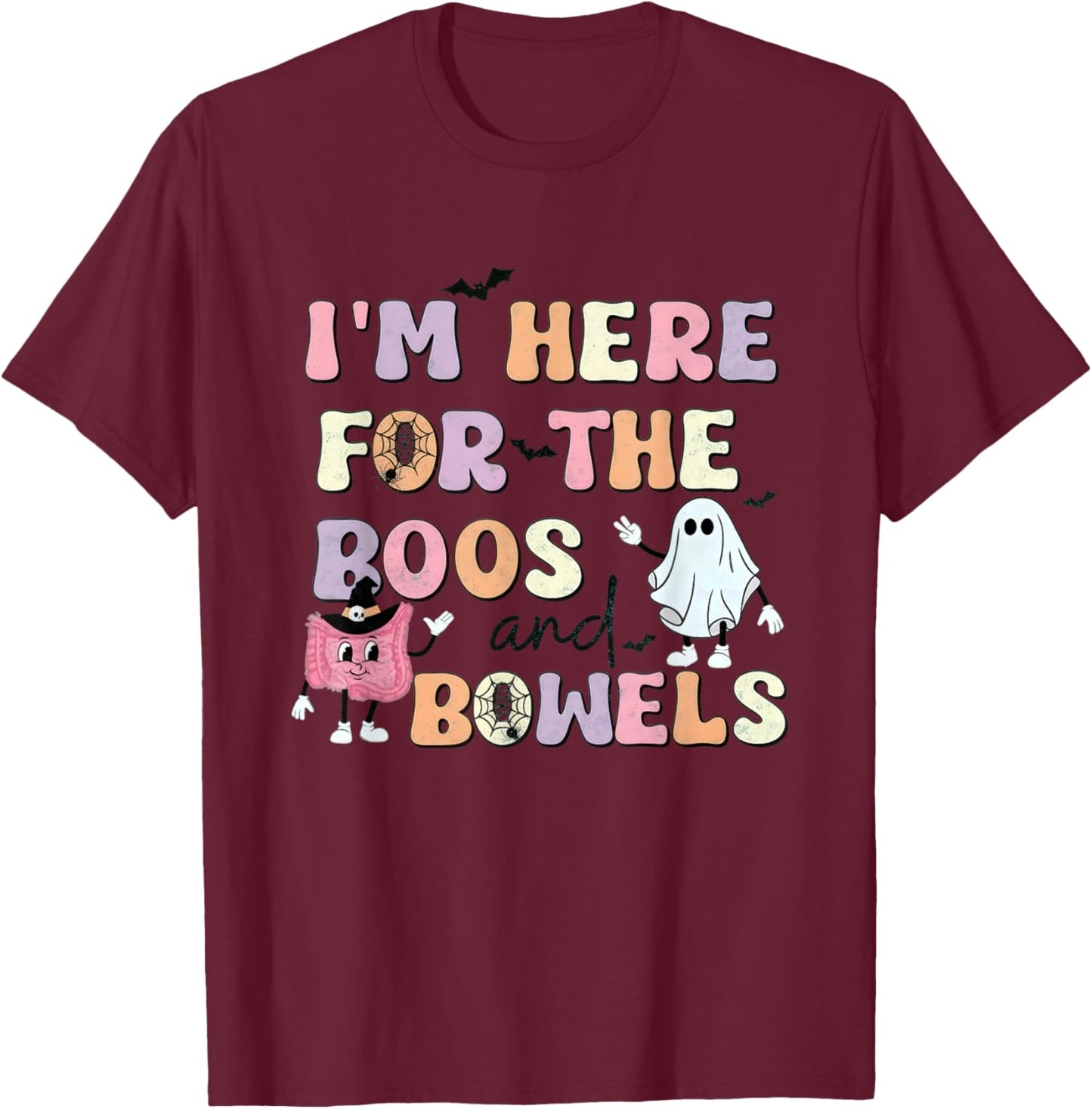 Halloween Gi Nurse, Gastro Crew, Gi Crew, Endo Nurse, Gastro T-Shirt - T-Shirt | Maroon