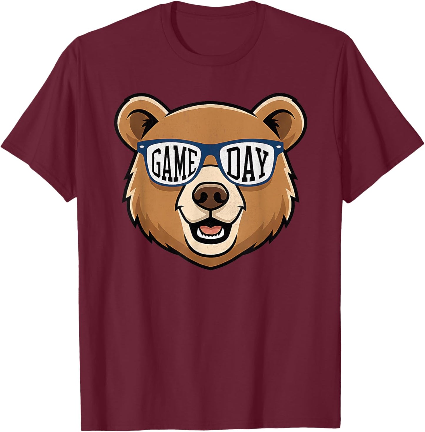 Bear Cub Game Day Graphic T-Shirt - T-Shirt | Maroon
